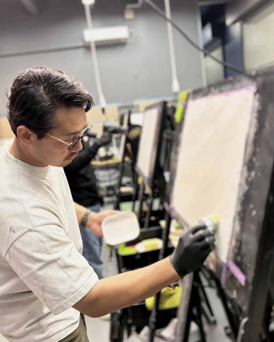VALPAINTを塗る代表 藤島拓也